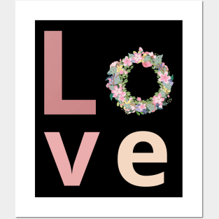 Flowers lover design gift for her who love floral design Posters and Art